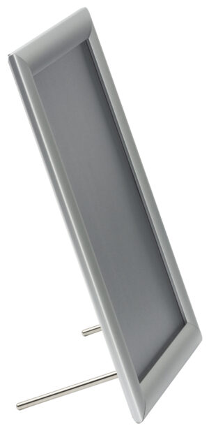 Sign Holder for Wall Mount or Tabletop, Snap Open Frame, PVC Lens