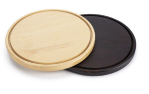 Solid Pine Wood Base for Glass Dome - Natural or Dark FInish