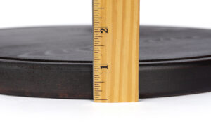 Solid Pine Wood Base for Glass Dome - Natural or Dark FInish