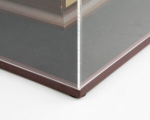 Sports Display Case w/ Lift-Off Acrylic Top & Mahogany Base