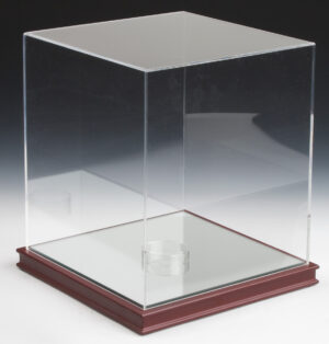 Sports Display Case w/ Wood Base, Acrylic Casing & Lift-Off Top