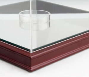 Sports Display Case w/ Wood Base, Acrylic Casing & Lift-Off Top