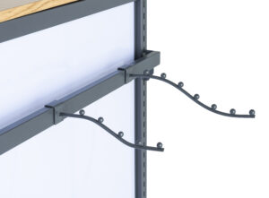 Waved Waterfall Hanger Set for SM4HBB, Set of 16 - Dark Gray