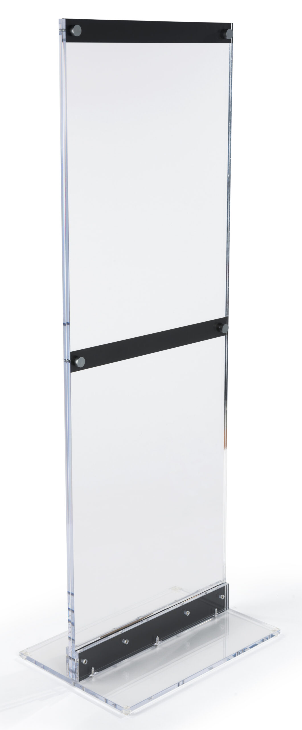 22 x 28 or 22 x 60 Acrylic Poster Stand, Double Sided - Clear