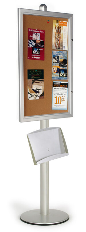 24" x 36" Cork Bulletin Board - Floor - Standing