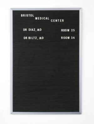 24" x 36" Letter Board - Aluminum Frame