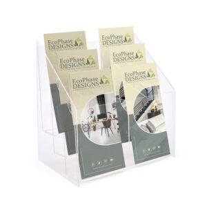 6-Pocket Acrylic Brochure Holder, 5.5
