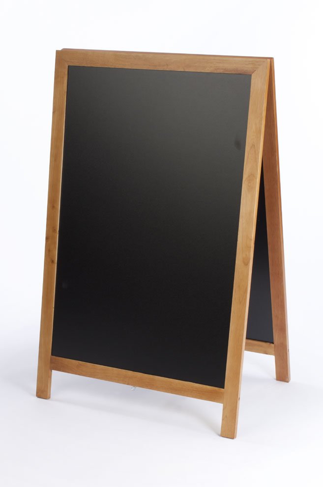 A-Frame Black Board | Stick Chalk or Liquid Marker Compatible