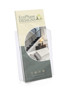 Acrylic Brochure Holder for Wall with 4
