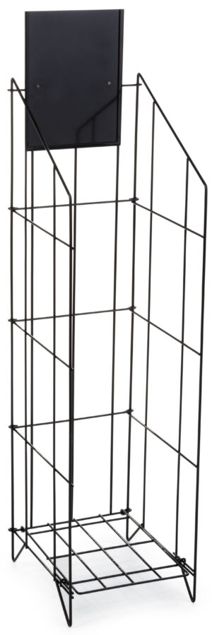 Black Wire Literature Display | One Shelf