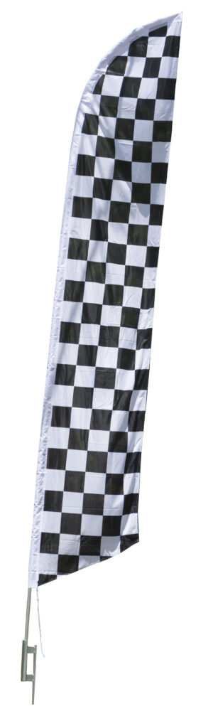 Checkered Feather Flag | 14’ High