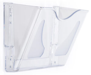 Clear Acrylic Wall File Folder | Mounting Hardware Included