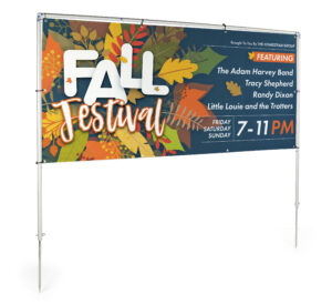 In-Ground Banner Frame | Portable Design w/ Carry Case
