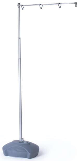 Outdoor Flag Pole Stands | Adjustable Stand - Banner Not Included