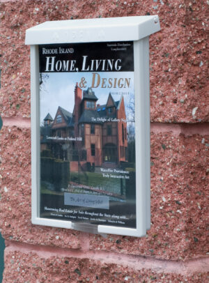 Outdoor Literature Display | Flyer Box with Hinged Lid