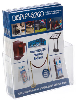Plastic Literature Holders | Fit Magazines & Over-Sized Leaflets
