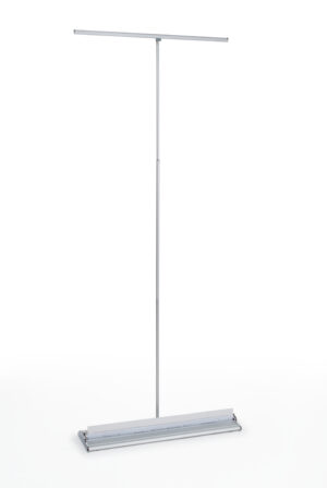 Retractable Banner Stand for 35 x 82 Graphic, Banner Not Included - Silver