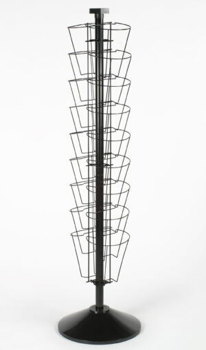 Revolving Literature Rack | (18) Pockets