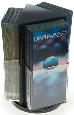 Rotating 3 Pocket Literature Holder | Countertop Display