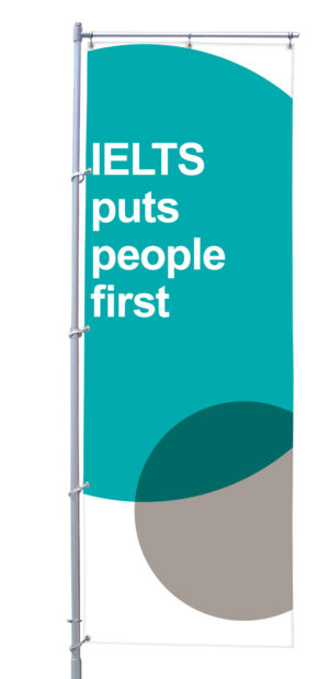 Three Color Silk Screen & Double Sided Printing TriPole Flag