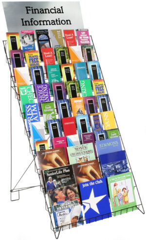 Wire Display | Holds Literature & Media