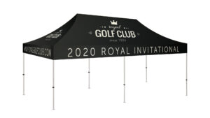 10 x 20 Outdoor and Indoor Canopy Tent, Pop Up, Square, Aluminum – Custom Graphics