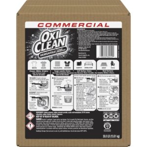 OxiClean Commercial Powder Stain Remover, Multi-Purpose, HE Compatible, 30 lbs