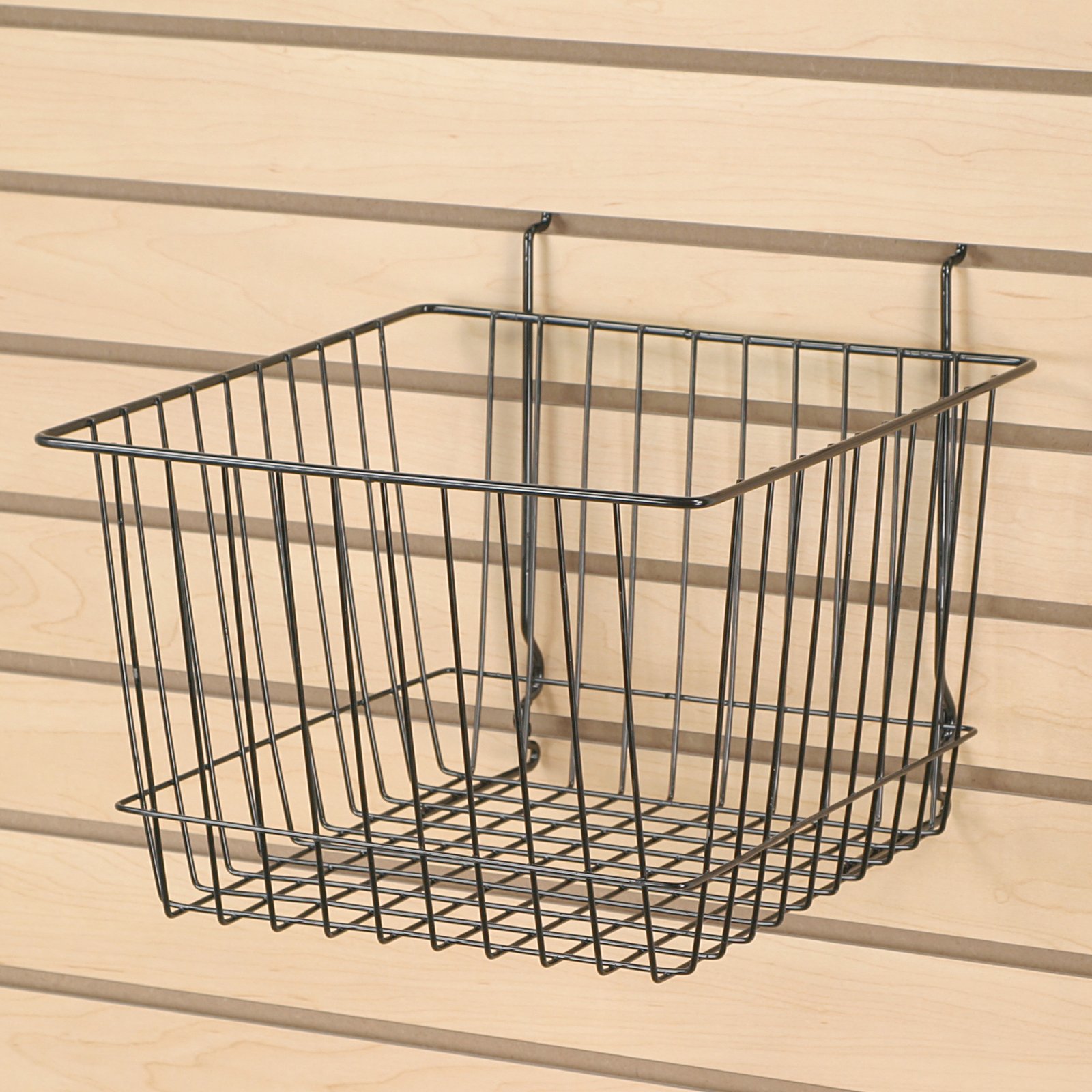 12 x 12 Wire Basket for Gridwall or Slatwall, 8