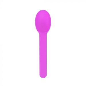 Purple Premium Plastic Wide Handle Spoon - 1 case (1000 piece)