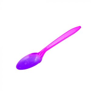 Pink to Purple Color Changing Medium Weight Plastic Spoon - 1 case (1000 piece)