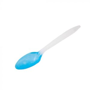 White to Blue Color Changing Medium Weight Plastic Spoon - 1 case (1000 piece)
