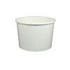 KR 16 oz Solid White Cold/Hot Paper Food Container - 1000/Case