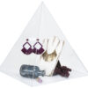 14 x 15 Baseless Pyramid Countertop Display Case with Lift-Off Top - Clear
