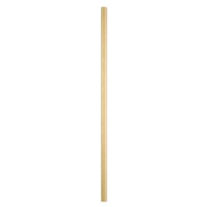 10.25" Giant (8mm) Kraft Unwrapped Paper Straw - 1 case (1000 piece)