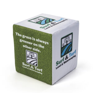 15” Square Upholstered Ottoman Stool w/Custom Cover