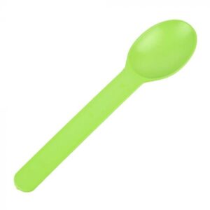 Lime Green Eco-Friendly WideHandle Spoon - 1 case (1000 piece)