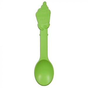 Green Eco-Friendly Swirl Spoon - 1 case (1000 piece)