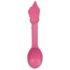 Pink Eco-Friendly Swirl Spoon - 1 case (1000 piece)
