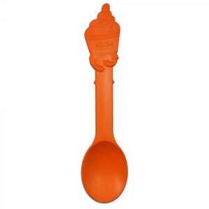 Orange Eco-Friendly Swirl Spoon - 1 case (1000 piece)