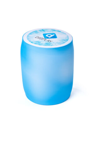 17.75-Inch x 23-Inch Inflatable Stool w/ Custom Printed Slipcover, MDF Top u0026 Base