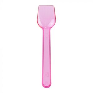 Pink Neon Plastic Gelato Spoon - 1 case (3000 piece)