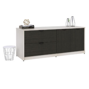 2 Drawer Lateral and Storage with Locks - 29''H