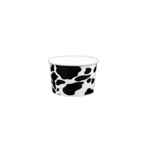 3 oz Dairy Print Yogurt Paper Cup - 1 case (1000 piece)