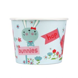 12 oz Bunnies Cold/Hot Paper Food Container - 1 case (1000 piece)