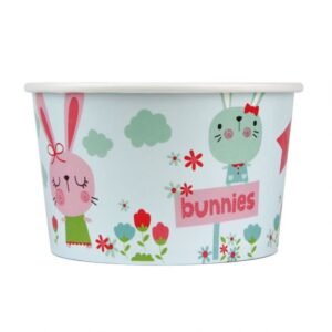 20 oz Bunnies Cold/Hot Paper Food Container - 1 case (600 piece)