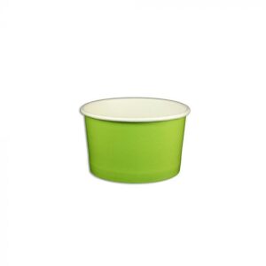 5 oz Solid Lime Green Cold/Hot Paper Food Container - 1 case (1000 piece)