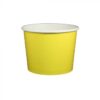 16 oz Solid Yellow Cold/Hot Paper Food Container - 1000/Case