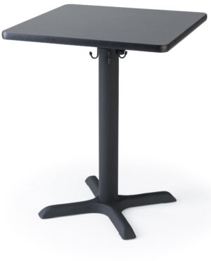 24”w x 30”h Square Cocktail Table - Black
