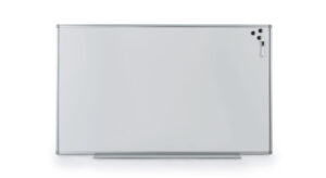 24 x 18 Write-On Board, Wall Mount, Dry Erase, Magnetic, Utensil Tray – White