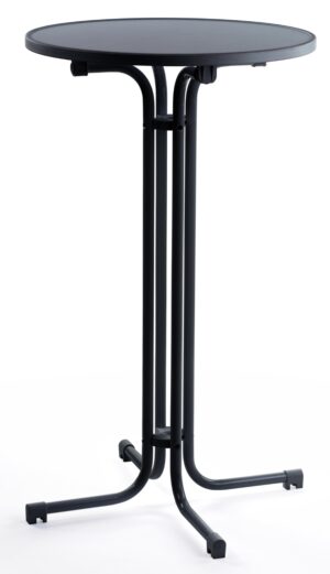 27 x 47 Round Cocktail Table - Black